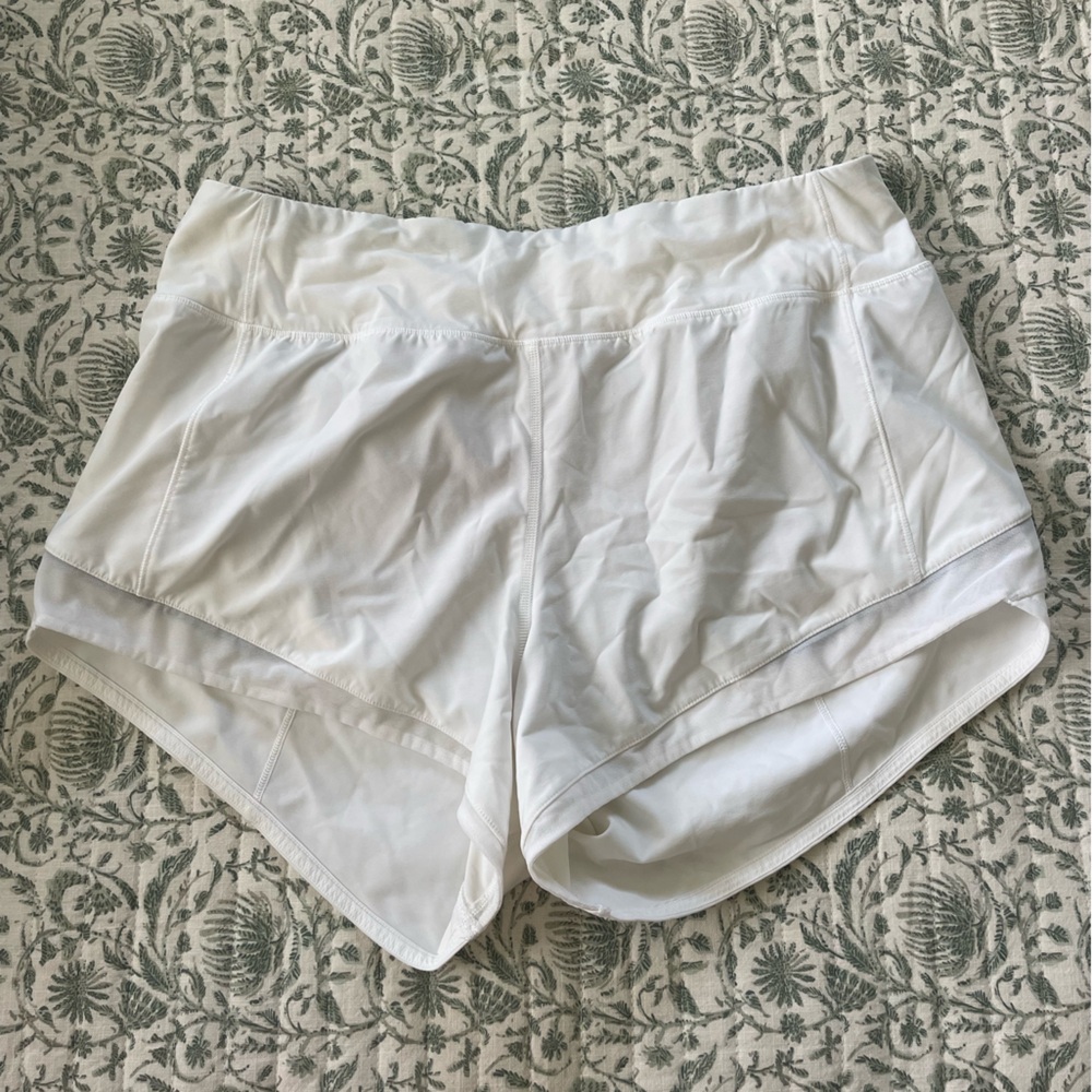 lululemon athletica White Athletic Shorts